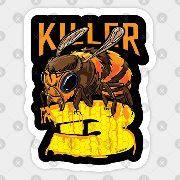 Killer B Sticker by eShirtLabs